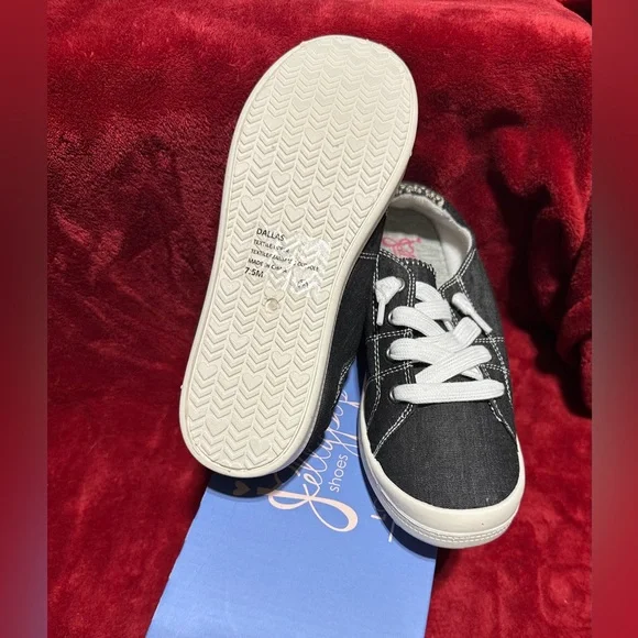 Jellypop Dallas sneakers Black Denim - Picture 3 of 4